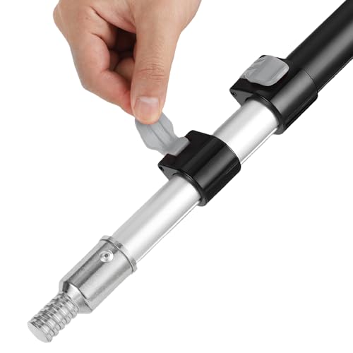 Bates- Telescoping Pole, 2.4 to 6 Ft Long, Black & Gray, Paint Roller Extension Pole for Painting - color: Black and Gray, size: 6 Ft, 1 Pack