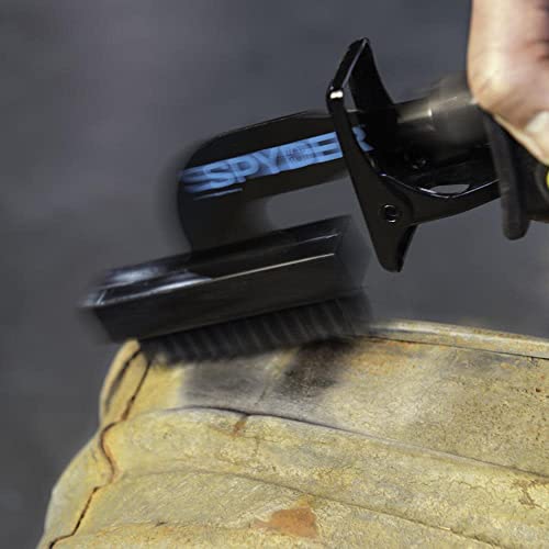 Spyder 400002 Wire Brush Reciprocating Saw Attachment - style: Carbon Steel Blister Pack