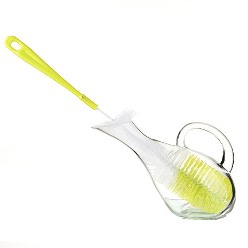 ALINK 16 inch Long Bottle Brush Cleaner for Washing Wine/Beer/Sport Well/Thermos/Glass, Hummingbird Feeder and Long Narrow Neck Sport Bottles