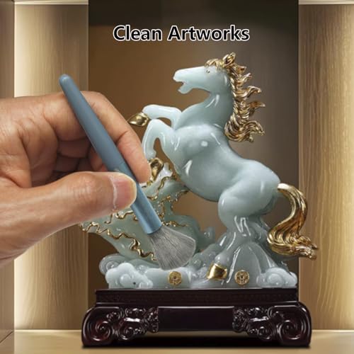 8 Pcs Exquisite Dusting Brush Kit, Soft Fibers Small Dust Brushes, Feather Duster, Cleaning Brush Perfect for Models, Craf, Collectibles, Computers, Digital Devices, Car Interior, Musical Instruments