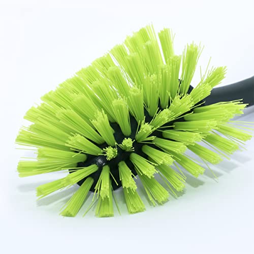 Pine-Sol Long Handle Dish Brush – Heavy Duty Bristle Kitchen Scrubber, Safe with Non-Stick Cookware (Pack of 12) - size: Oblong (Pack of 12)