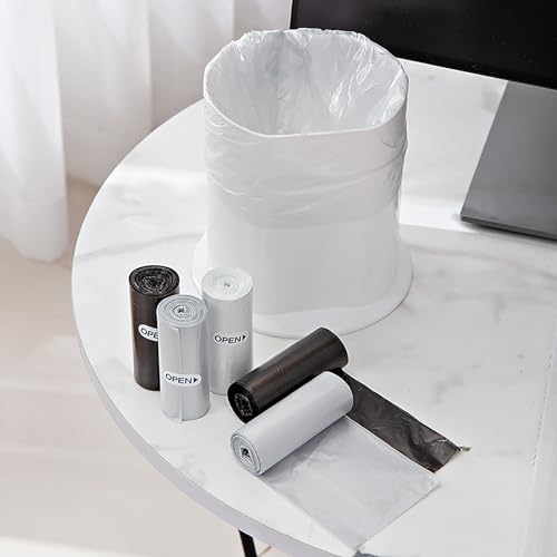 Mini Strong Trash Bags, 0.5 Gal Small Garbage Bags for Desktop Mini Trash Can, 300 Counts, Black - color: Black