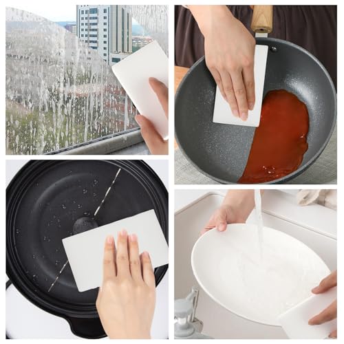 10Pcs Melamine Sponges for Multi-Purpose Cleaning Extra Thick and Long Lasting Kitchen Sponges Magic Sponge Erasers for Bathtub, Floor, Baseboard, Bathroom, Kitchen and Wall Cleaner