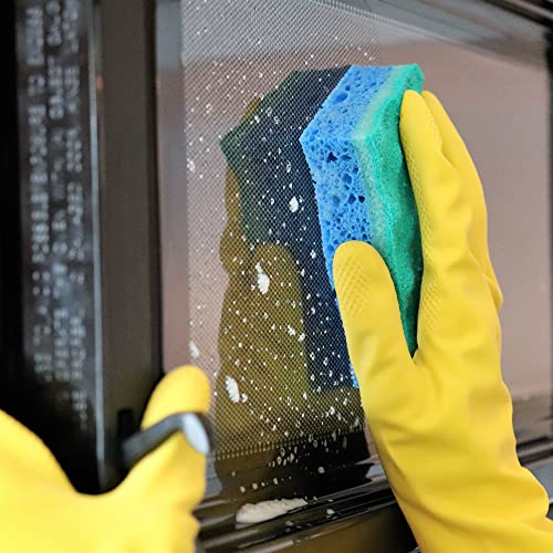 O-Cedar Scrunge Non-Scratch Scrub Sponge Multi-Use,All-Purpose,Odor-Resistant,Scrubbing Sponge Safely Cleans All Hard Surfaces in Kitchen and Bathroom,6 Count (Pack of 2) - size: 6 Count (Pack of 2)