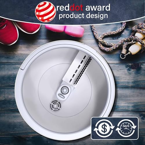 VENETIO Innowellclean Water Filtration Triangle Spin Mop and Bucket Set for Floor Cleaning - Self Wringing/Dry/Wet All-in-One Microfiber Mop System for Home Hardwood, Laminate, Tile (2 Pads) - style: SG01 - 2 Triangle Pads
