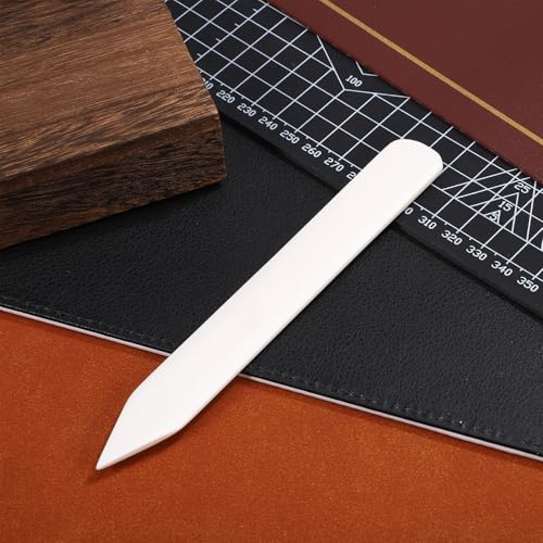 Gatuida Fabric Clothes Scraper Carpet Bone Scraper for Stain Removal, Spot and Stain Treatment Tool, Cleaner, Beige, 5.90 x 0.78 x 0.19 Inch