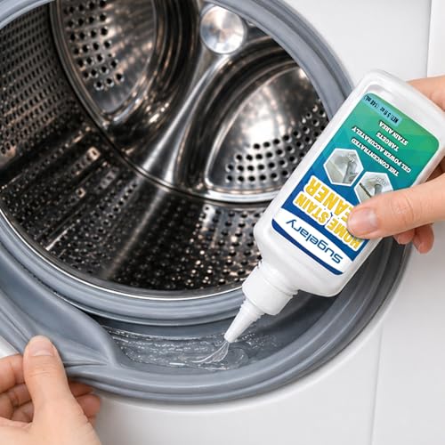 Sugelary Mold Stain Cleaner, 5 fl oz Mold Stain Cleaner Gel for Washing Machine, Home Stain Cleaning Gel for Fridge, Tile, Grout, Sink and Bathroom Use - size: 5 Fl Oz (Pack of 1)