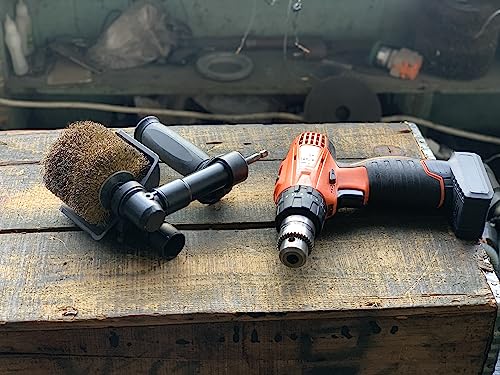 Aidelife Brass Brush Wheel for Mini Renovator Accessories, Cordless Drill/Impact Driver Wire Wheel - style: for Impact Driver