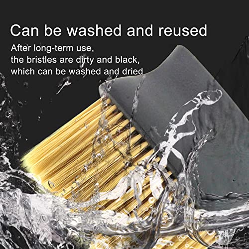 Ajxn Auto Interior Dust Brush, Car Cleaning Brushes Duster, Soft Bristles Detailing Brush Dusting Tool for Automotive Dashboard, Air Conditioner Vents, Leather, Computer,Scratch Free (Yellow)