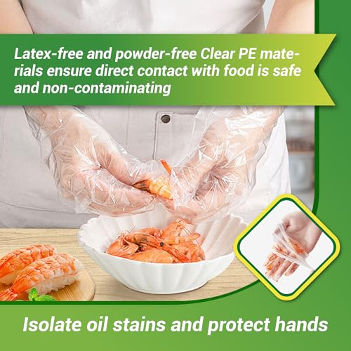 Disposable Plastic Gloves Food Handling Service Gloves Disposable For Cooking - style: 600pcs