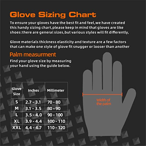 TREEGO 10 Mil Black Nitrile Gloves Heavy Duty — 3D Diamond Texture Grip, Latex Free Disposable Rubber Mechanic Gloves, X-Large, 100 Count - color: Black 100, size: X-Large