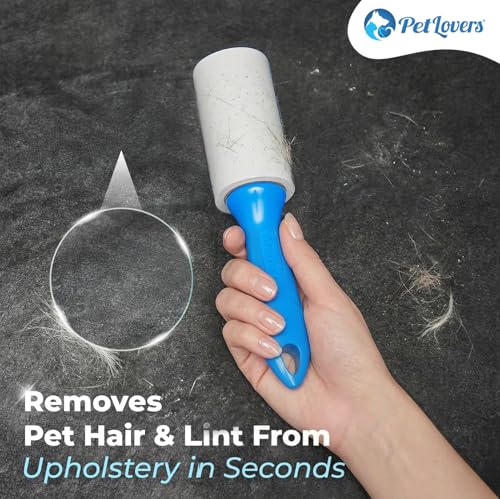 PetLovers Extra Sticky Lint Roller Value Set 200 Sheets for Pet Hair Removal, Dog and Cat Lint Remover 2 Pack - size: 2 Pack Lint Roller
