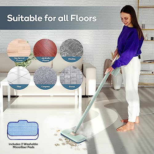 Newbealer Steam Mop NB602N bundle with 8 Washable Microfiber Pads
