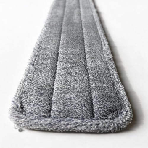 24 Inch Microfiber Mop Pads 6 Pack for Hardwood Tile Laminate Deep Clean | Reusable flat mop pads for floor cleaning, fits 24-inch mop heads, washable and durable, wet/dry use, home cleaning essential - color: 24 in Mop Pads