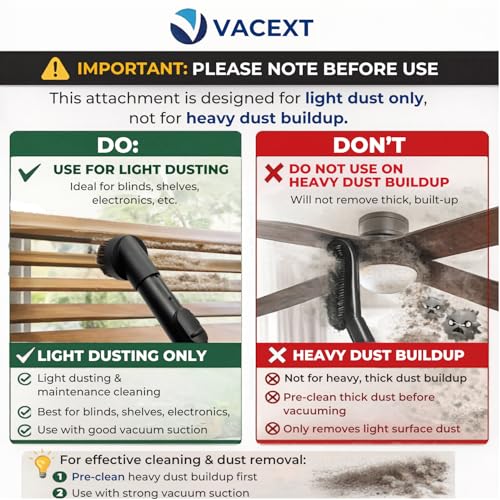 For Miele C1 C2 C3 Vacuum Attachments Accessories for High Ceilings, Venetian Blinds, Fans, Cobwebs & High Up Spaces: : 4 Pack Vacuum Extension Wands, Flexible Dust Brush, Horse Hair Dusting Brush
