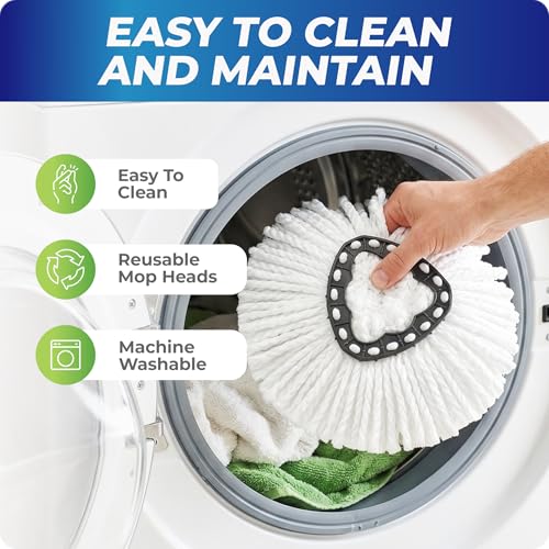 Microfiber Mop Heads Replacement for Ocedar Mops Head, Compatible with O Cedar Mop Replacement Heads,for Hardwood Laminate Tile Floors,Perfect for Home Kitchen Bathroom Living Daily Cleaning-4 Pack - size: 4 Pack