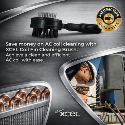 AC Coil Cleaning Brush & Fin Cleaner Comb for HVAC Evaporator & Condenser