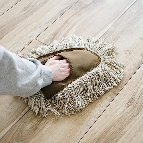 Stanley Home Products Washable Nylon Dry Mop - Removes Dust and Dirt from Surfaces and Hard to Reach Areas (Mop Head) - size: Mop Head