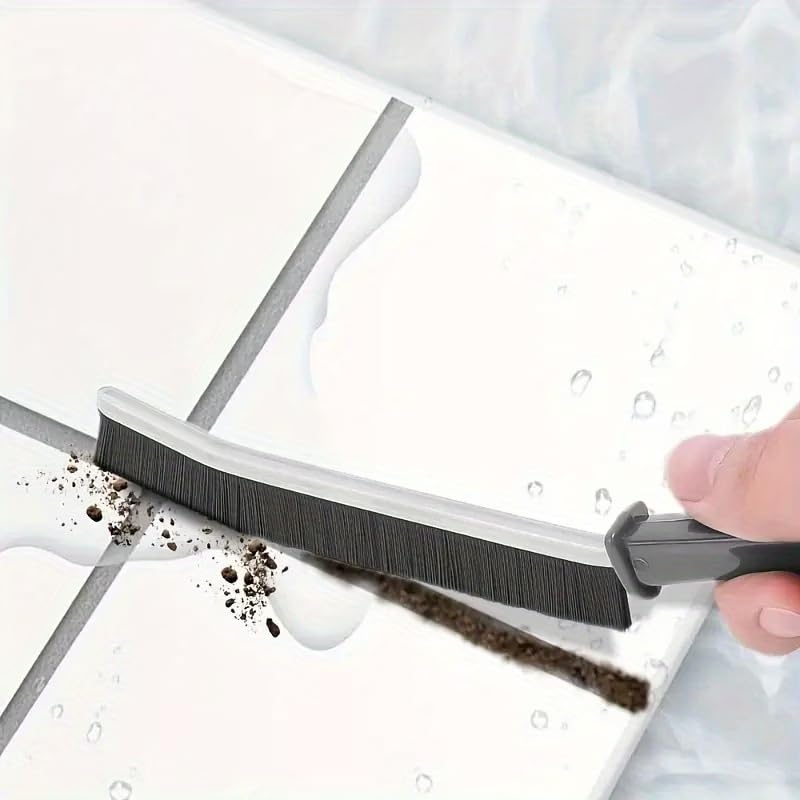Long Handle Window Brush Slim Narrow Head Flexible Bristles Ergonomic Handle for Tracks, Sills, Shower Doors 5 or 10 Pack, 5pcs - size: 5pcs