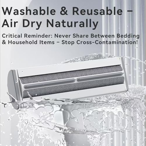 Pet Hair Remover, Lint Brush- Reusable Lint Roller for Cat & Dog Hair on Couch, Carpet, Rugs & Bedding- Portable, Eco-Friendly, No Need for Lint Roller Refills (Gray & White) - color: Gray & White