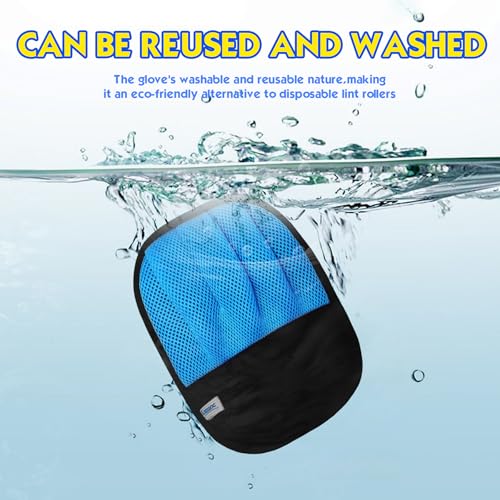 Pet Hair Removal Glove for Cats & Dogs, 2 Pcs Thickened Five-Finger Electrostatic Hair Remover Golve,Magic Brush with Pet Hair Remover Comb on Carpet, Clothing, Laundry, Couch - size: Brush & Hair Removal Gloves