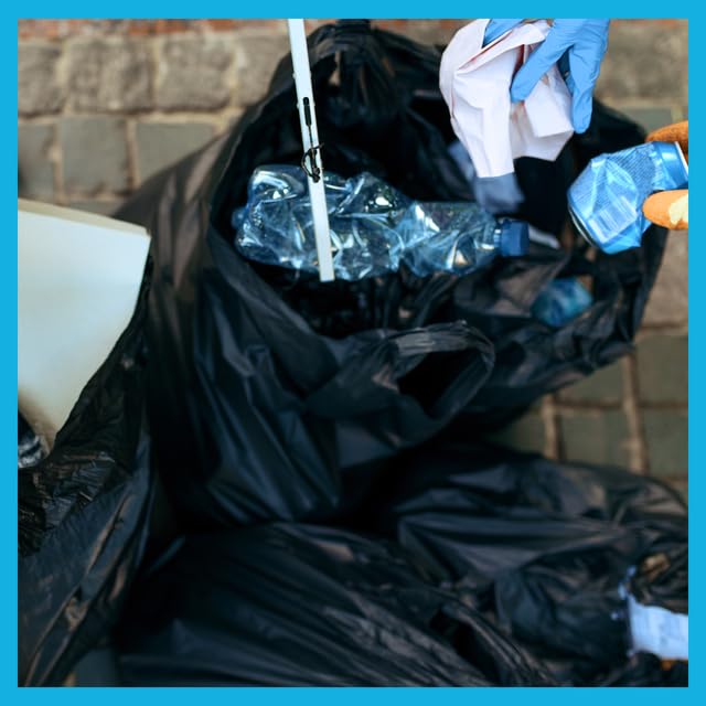 Highbar Select Large Black Trash Bags 55-60 Gallon Heavy Duty, 150 Count, High Density, 22 Micron, 38" x 60", Ideal for Schools, Janitorial, Bathrooms, - style: 55-60 Gal, 22 Micron Equiv, 150 Count, Black