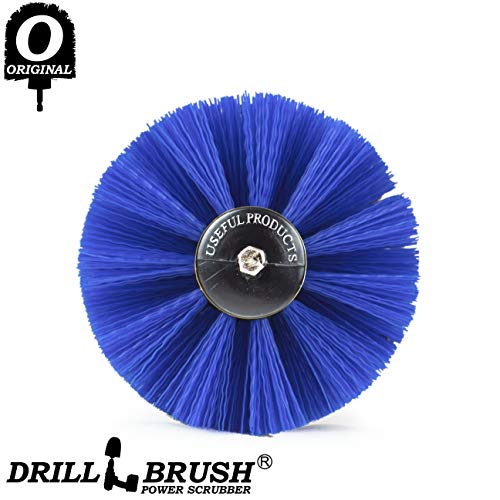 Marine Scrubbing Brush Head - Aquatic Cleaning Supplies - Boat Upkeep Accessories - Hull Cleaning Brush Tool - Pool Cleaning Tools for Home Use - Pool Lining Cleaning Tool - Best Tank Cleaning Brush - color: Medium-blue
