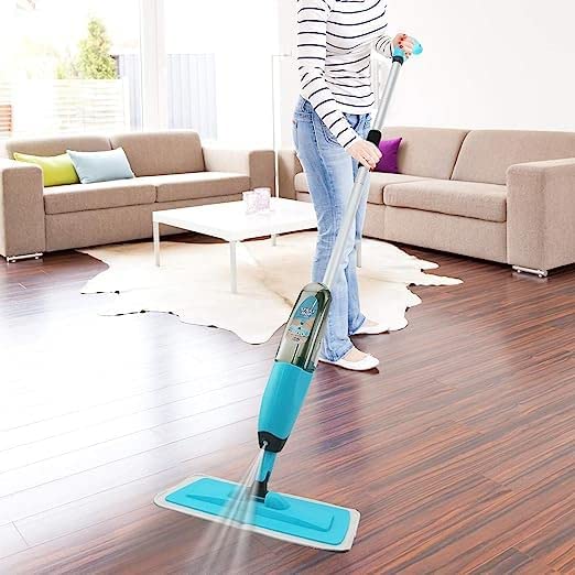 Spray Mop Set with Microfiber Removable Washable Pad, 360 Degree Easy Floor Cleaning Wet & Dry Healthy Mop for Office, Home Floor Cleaning Spray Mop (Pack of 1) (Spray Mop)