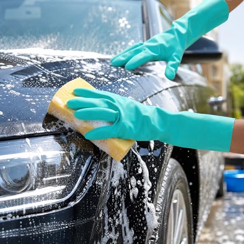 Cleaning Gloves for Kitchen, Bathroom & Household Use, Medium, 1 Pair