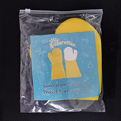 2 X Pool Cleaning Gloves for Swimming Pool Hot Tub Spa Scrubbing Mitt Waterproof Latex Gloves with Scouring Pad