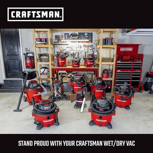 CRAFTSMAN CMXEVBE17250 2.5 Gallon 2.5 Peak HP Wet Dry Shop Vacuum