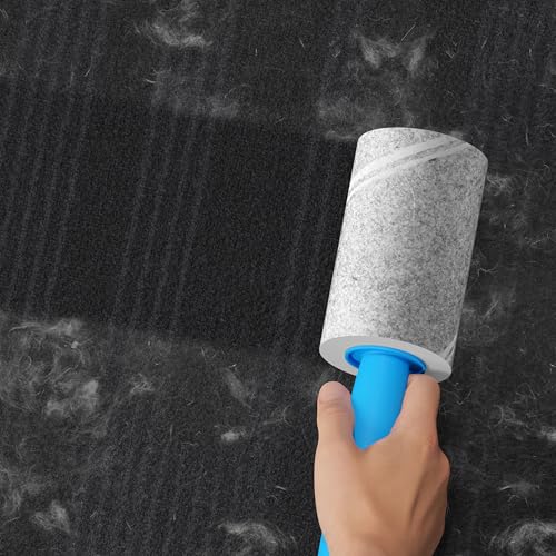 Extra Sticky Lint Roller, Mega Value Set 400 Sheets for Pet Hair Removal, Dog and Cat Lint Remover for Clothes, Furniture, Carpet - size: 400 Sheets Standard