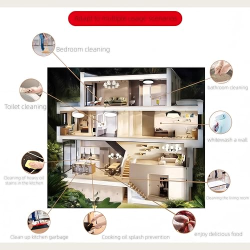 20 PCS Large ,Extra Long Disposable Cleaning Gloves, 23.6 inch Waterproof Long Sleeved Gloves, Suitable For Household Cooking, Dishwashing, Hair Dyeing, Etc