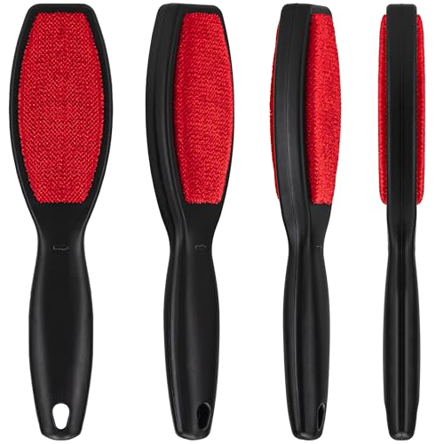 DecorRack (2 Pack) Double-Sided Lint Brushes, Pet Hair Remover Brush for Clothes and Furniture, Remove Cat and Dog Fur from Fabric Carpet and Clothing, Lint Removal Brush, Portable, Reusable (2 Pack)