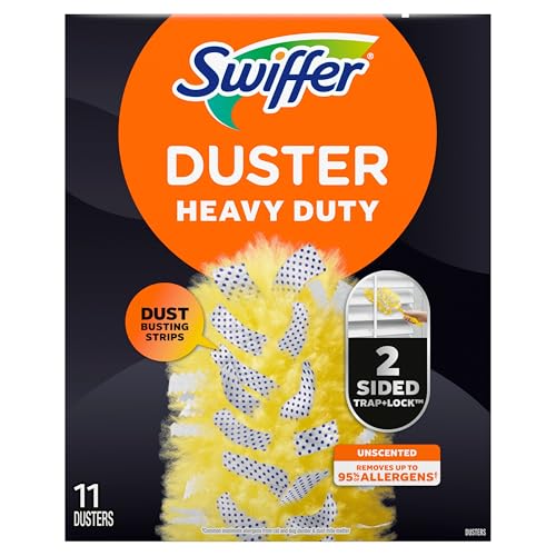 Swiffer Dusters Heavy Duty Multi-Surface Duster Refills for Cleaning, Unscented, 11 Count - size: 1 Pack (11 Count)
