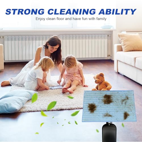 Microfiber Mop Pads Replacement for HAAN FS, SI and MS Series Steamers - Washable Reusable Mop Head Refill for Floor Cleaning - 3 Pack - color: 3 Pack