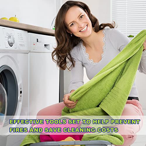 Sealegend 58-Pieces 35-Feet Dryer Vent Cleaner Kit, Dryer Cleaning Tools, Include Omnidirectional Blue Dryer Lint Vacuum Attachment, Dryer Vent Brush, Universal Vacuum & Dryer Adapters - size: 35Feet