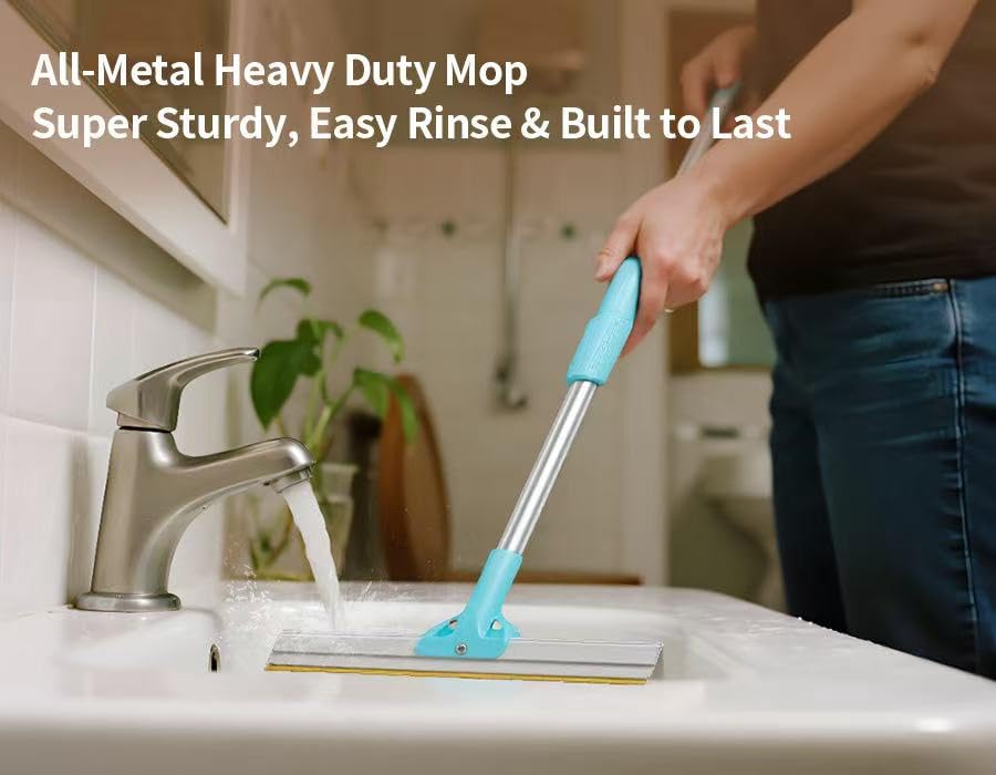 Carpet Rake for Pet Hair Removal, 3-Section Rake to Fluff Matted Rug & Remove Dog Cat Hair, Deep Clean Tool for Stairs, Furniture, Couch & Car Seats, Reusable & Easy Storage - color: Blue Adjustable