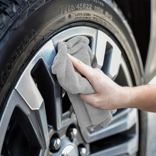 Generic Kitchen Towel, Ultra-fine Fiber Light Gray Cleaning Cloth Set, Absorbent, Soft and Cloth, Ultra Soft Absorbent Microfiber Cleaning Rags (5Pcs) - size: 5Pcs