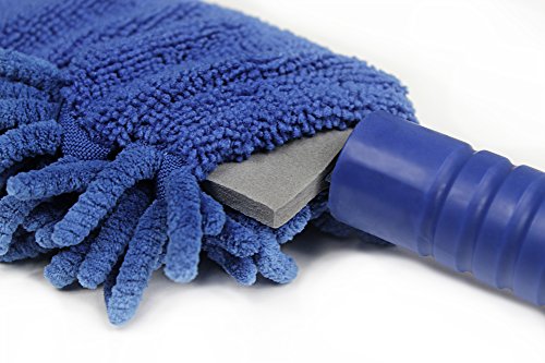 CleanAide Dual-Sided Chenille and Terry Microfiber Duster Covers, Fits Flex Dusters, Machine Washable, Chemical-Free Cleaning, Traps Dirt & Dust, Safe for Electronics, Home, and Vehicles, 6-Pack