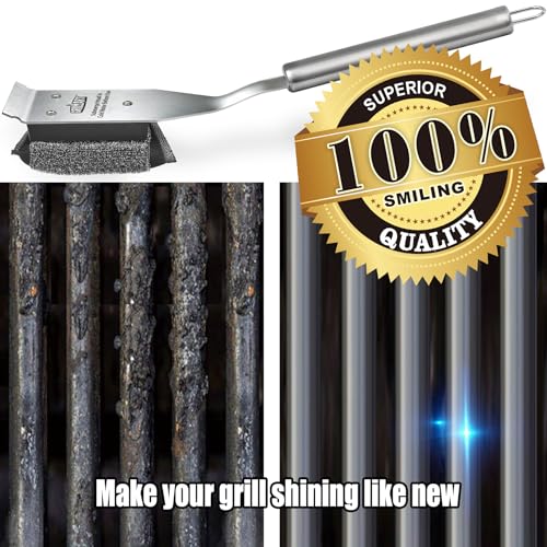 GRILLART Grill Brush Bristle Free Replacement Head - 2PCS - color: Bristle Free Replacement Heads