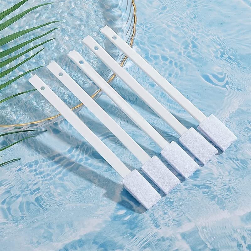40 Pieces Disposable Crevice Cleaning Brush Crevice Hole Brush Toilet Bowl Brush Window Door Track Space Cleaning Brush - (Color: Pink)