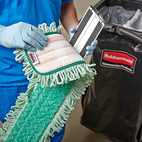 Rubbermaid Commercial Products HYGEN Microfiber Quick-Connect Mop Frame 60 inch Silver for Janitorial/Professional/Industrial Cleaners for Heavy-Duty Floor Cleaning/Mopping/Dusting