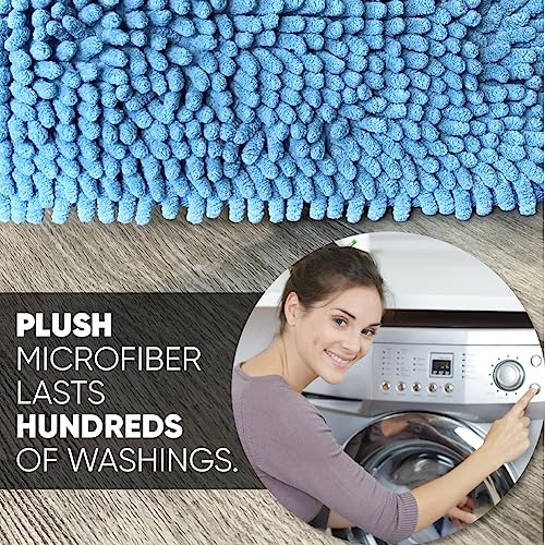 18" Mucho Mop Microfiber System - Mops for Floor Cleaning - Hardwood Floor Mop for Tile, Laminate, Wood, Vinyl Floors | Washable Pads | Dry & Wet Mopping - size: 18" Kit