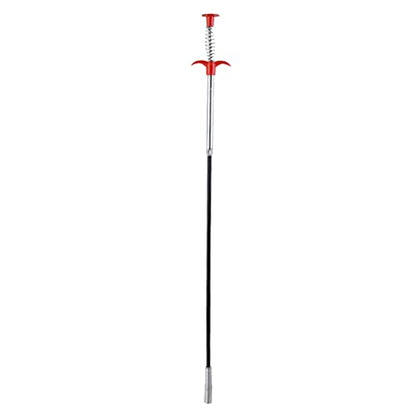 22.44 inch Grabber Reacher Tool, Flexible Grabber Claw Pick Up Reacher with 4 Claws Drain Snake Hair Drain Clog Remover Tool, for Shower, Toilet, Kitchen Sink & Tub(Size:0.57m)