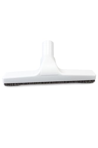 Plastic Floor Brush with Horse Hair Bristles Tool Attachment Fits 1.25 Inch Vacuum Cleaner Wands, 10 Inch Wide Cleaning Path, White. - size: 10 Inch Wide Cleaning Path