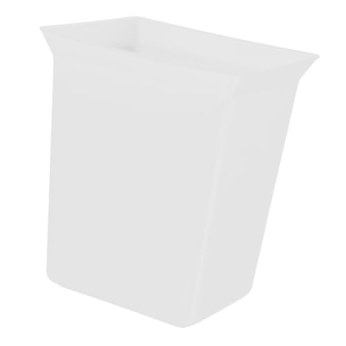 Plastic Cleaning Caddy Organizer Bin Stackable Portable Utility Basket for Bathroom Supplies Hotel Room Organization White Storage for Cleanliness and Style - color: White