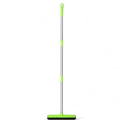 Carpet Rake for Pet Hair Removal, Rubber Broom Cleaning Brush, Telescopic Floor Broom, Pink, Adjustable Length - Multi - Functional, Non - Stick Hair Removal, Ideal for Home and (Green) - color: Green