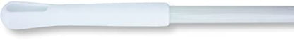 SPARTA 41083EC02 Plastic Color Coded Broom, Unflagged Bristles, Long Broom With Angled Head For Small Debris Cleaning, 56 Inches, White - color: White