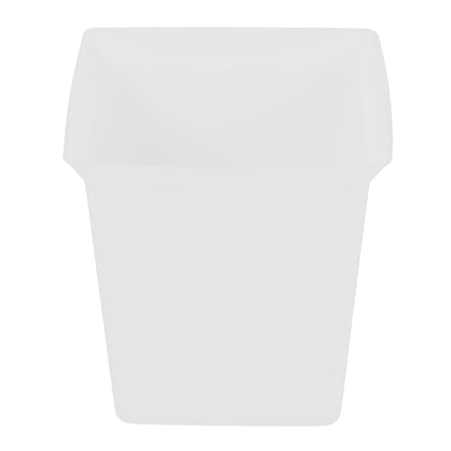 Cabilock Plastic Cleaning Supplies Caddy Portable Organizer Bin for Bathroom Kitchen Storage Sturdy Design Spacious Utility Basket White for Easy Access to Cleaning Tools - color: White